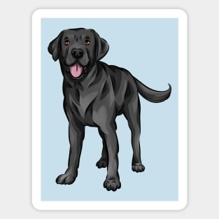 Cute Black Labrador Dog Magnet